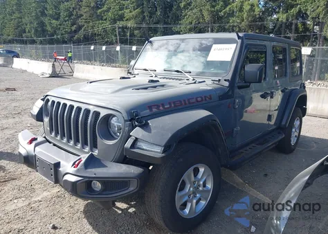 2021 Jeep Wrangler Unlimited Rubicon 4X4 из США, поврежденный, VIN 1C4HJXFN4MW658998